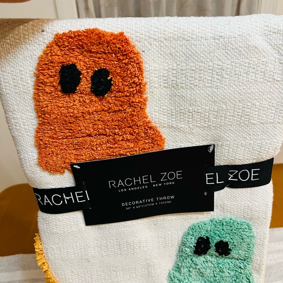 TJMaxx Pastel Multi-Color Ghost Blanket Rachel Zoe - Picture 3 of 6